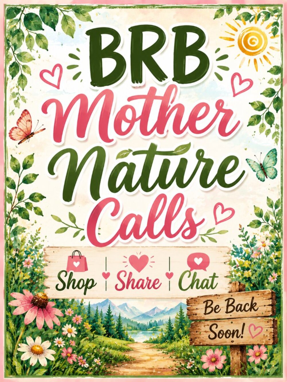 Shop, Share, Chat BRB